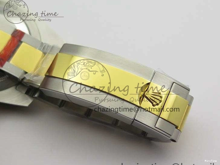 MiroTime 0416 Comfortable Submariner 116613LN Noob 1:1 Best Edition Black Dial On SS YG Bracelet A2836 V 3569